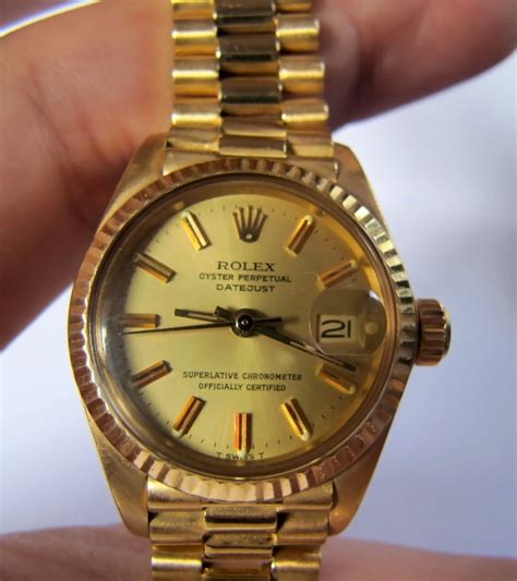 rolex feminino dourado|relógios femininos rolex.